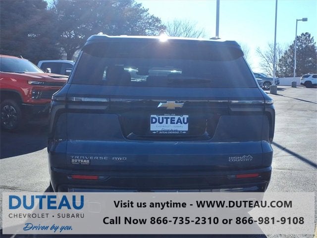 2026 Chevrolet Traverse High Country